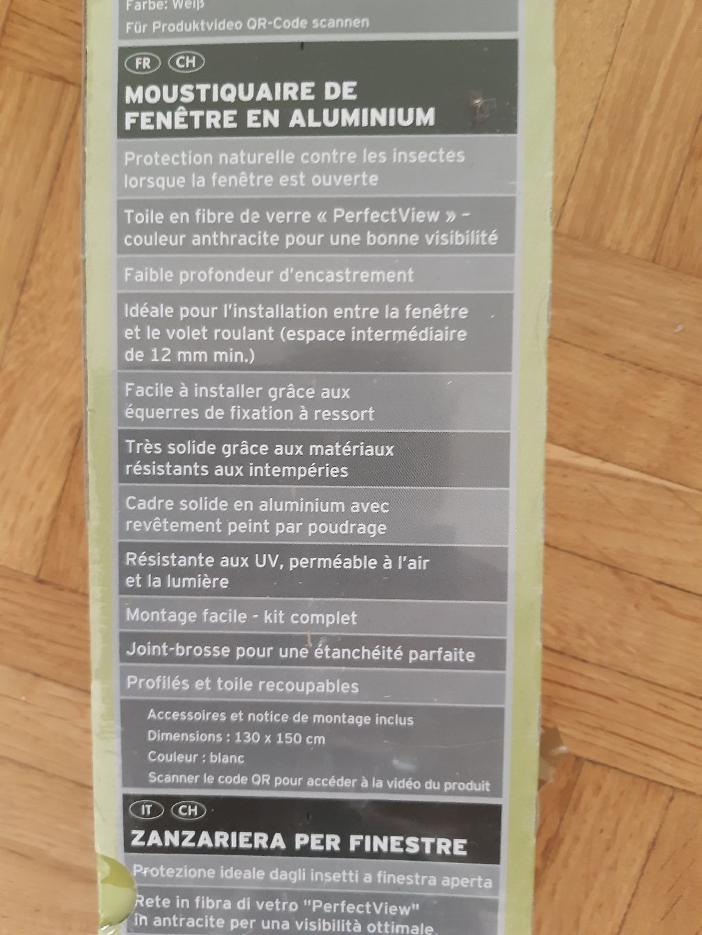 Gitter & Roste: Alu-Insektenschutz Fenster – Neu und originalverpackt aus Aarau von crissta 5