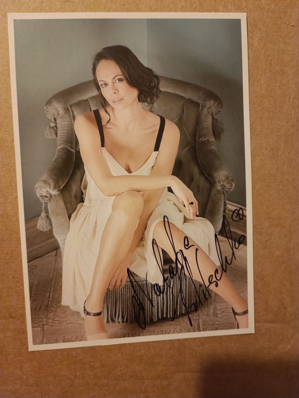 Autografi: Natalia Klitschko - handsignierte Autogrammkarte – Usato da Menziken venduto da Artographs