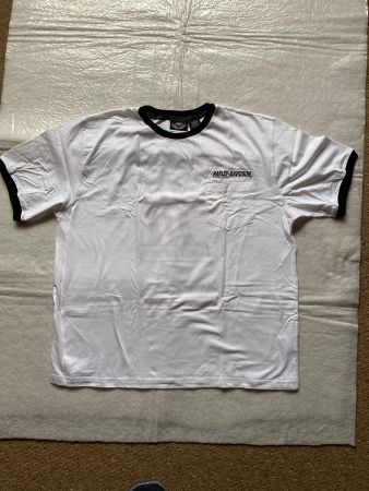 Harley-Davidson T-Shirt,  Weiss, Grösse L oder XL