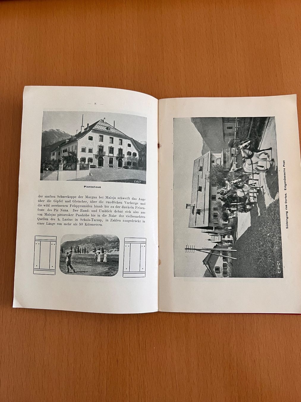 Documenti: Vintage Prospekt Brochure Samaden Engadin – Usato da Zürich venduto da Andawe 4