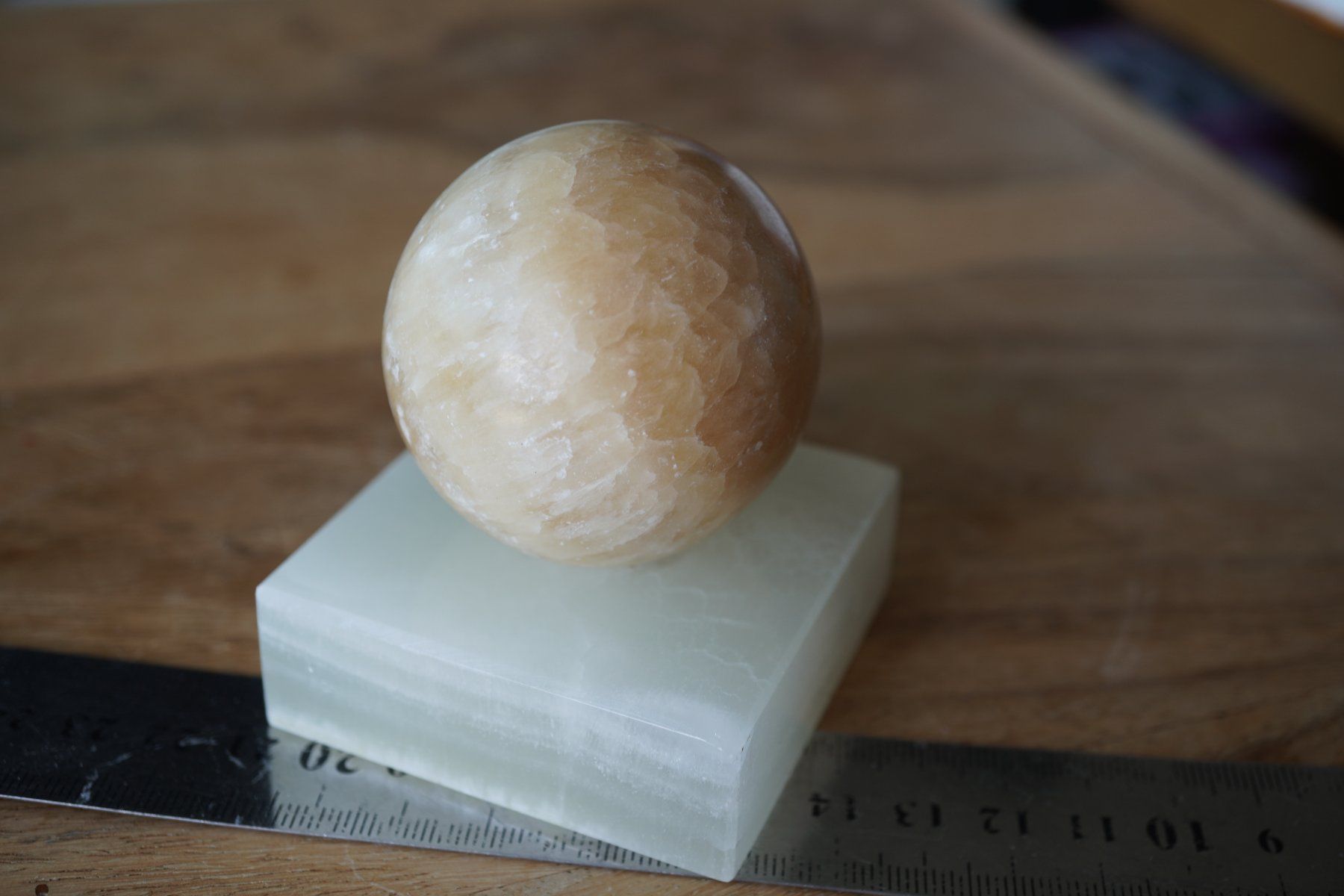 Mineralien & Heilsteine: Clacit Gelb    Kugel mit Base     Räumung – Neu und originalverpackt aus Eschenbach SG von topstone 7