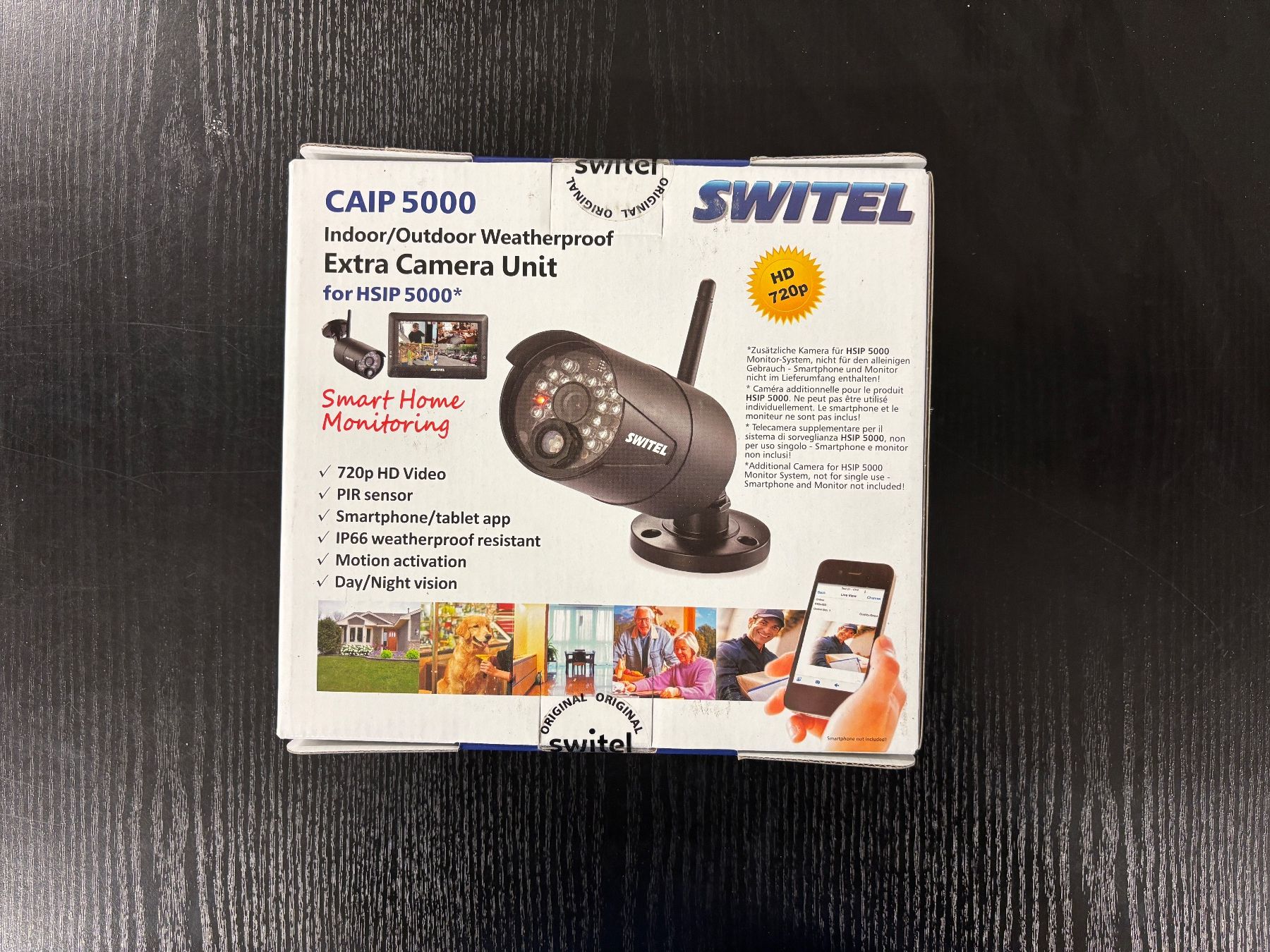 Switel Sistemi d'allarme: Switel CAIP 5000 Extra Camera Unit – Nuovo e nell'imballaggio originale da Arisdorf venduto da pinguin71 1