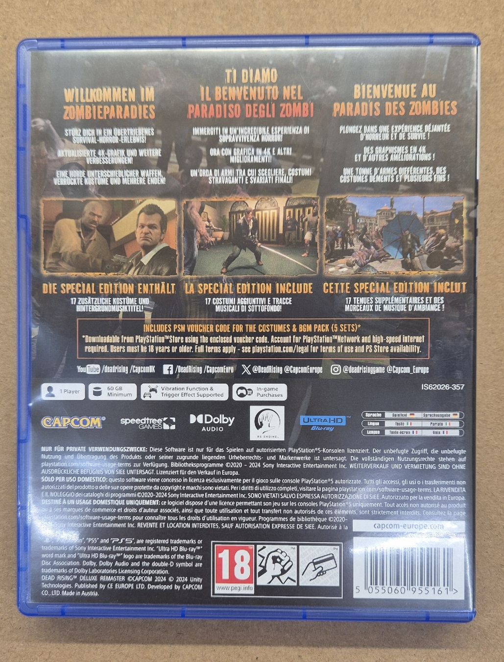 Giochi: Dead Rising Deluxe Remaster PS5 Special Edition – Usato da Wettswil venduto da ScorPionRaCing 1