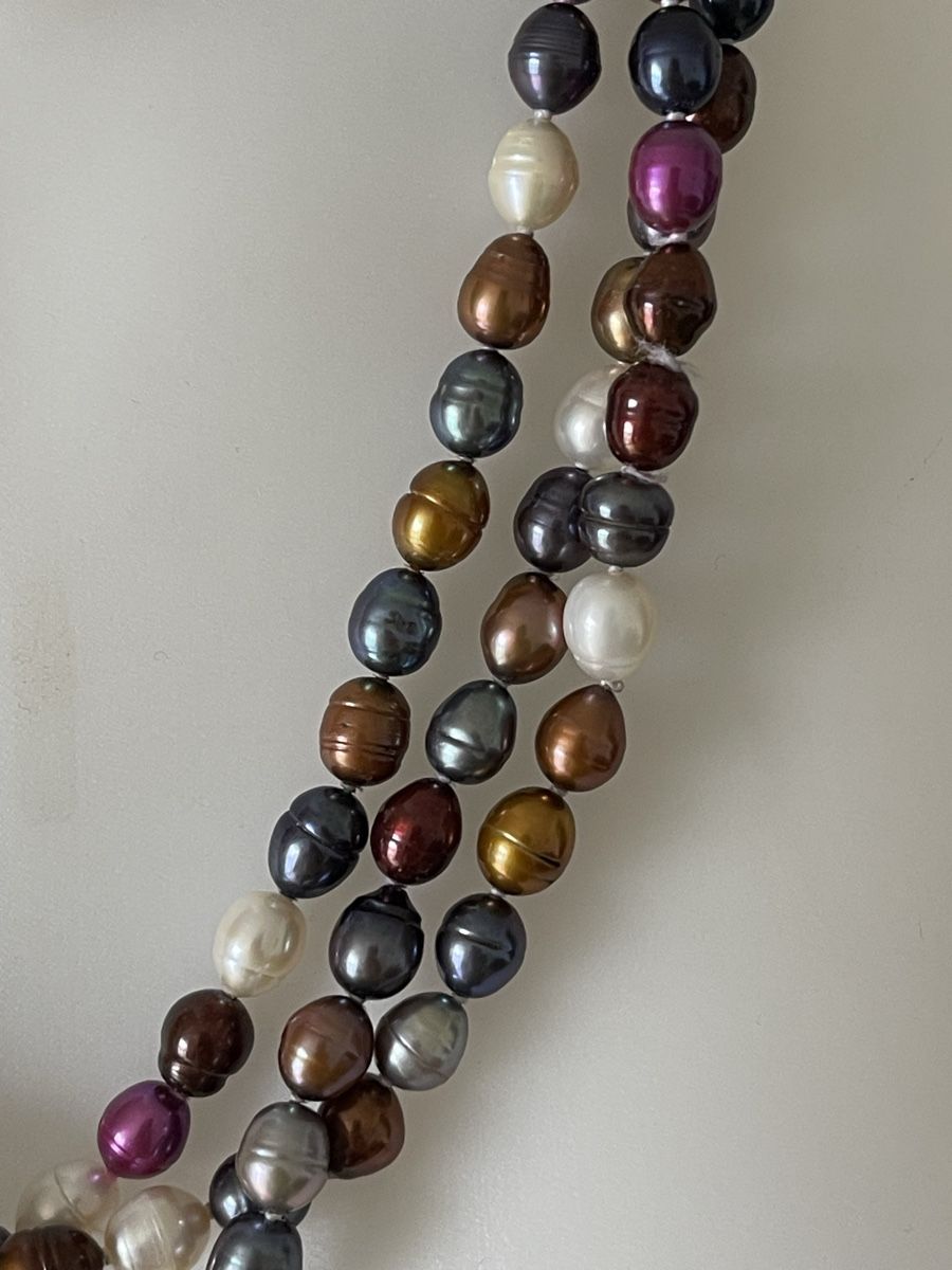 Colliers: Collier multicolores long comme neuf 90 cm – Neuf (Voir description) à Kloten par Vermicelles 1