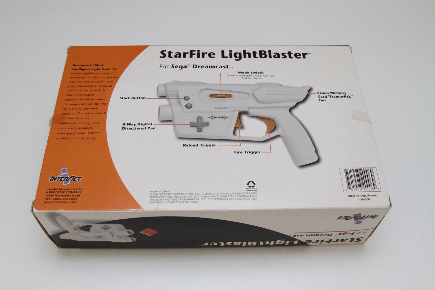 Controller: Starfire Lightblaster für Sega Dreamcast – Usato da Basel venduto da camelot99 1
