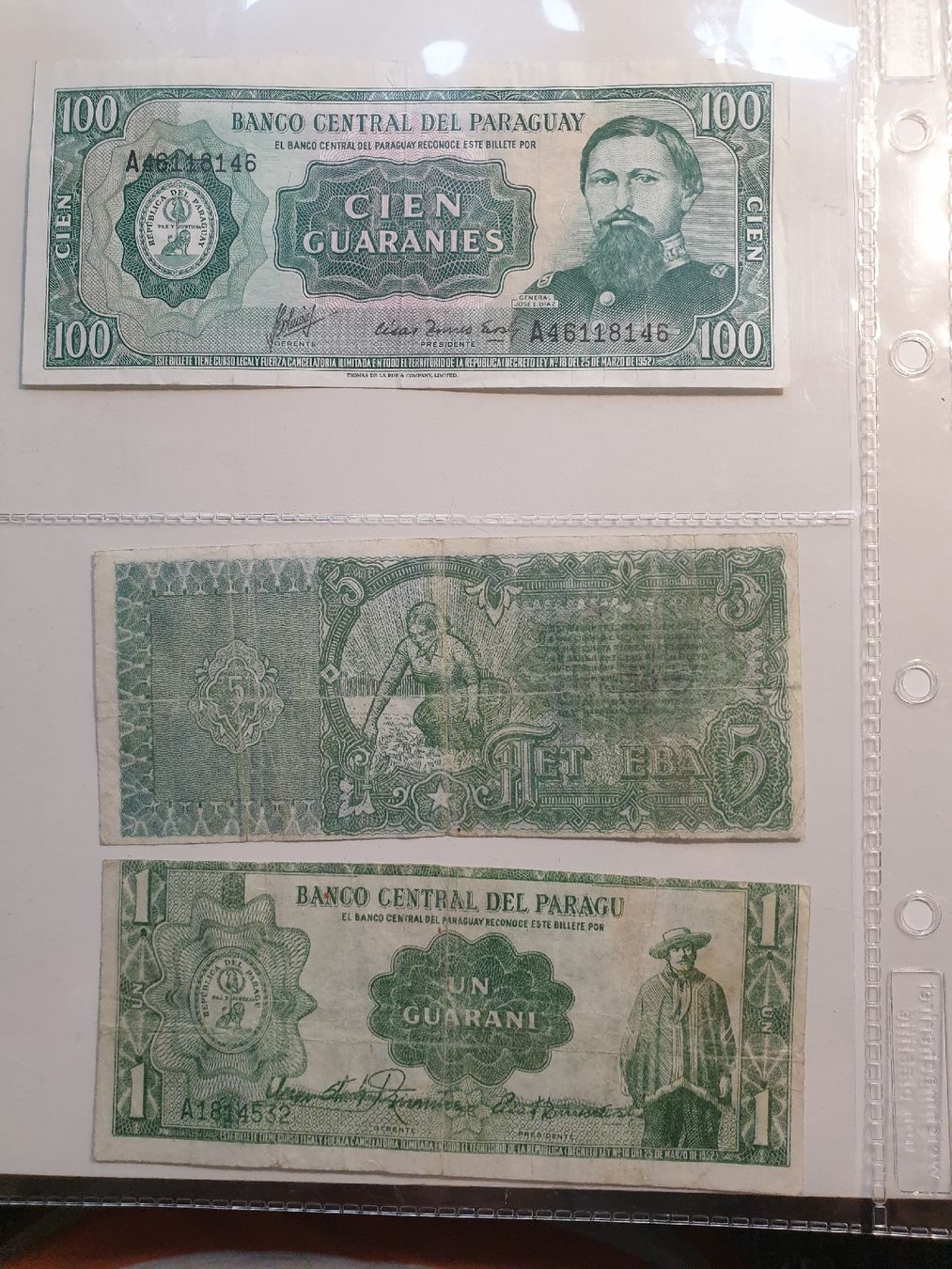 Banconote: Banknoten Paraguay – Usato da Würenlos venduto da calimero095 1