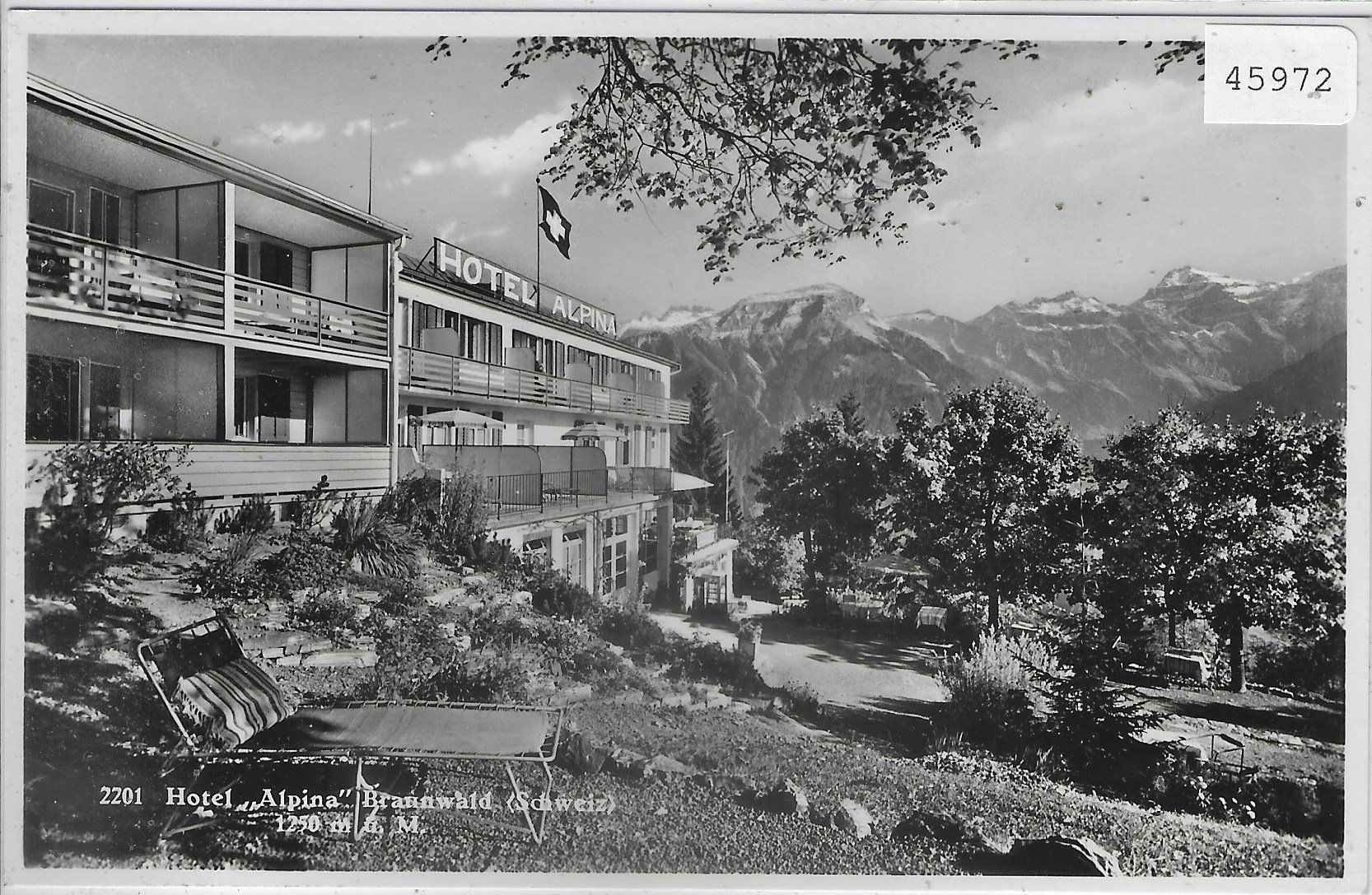 Cartoline postali: Hotel Alpina - Braunwald – Usato da Ettingen venduto da Kartenplanet