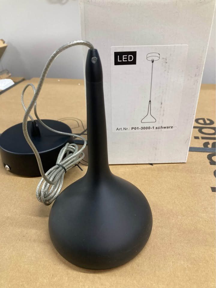 Lampade: LED Pendelleuchte TRE schwarz neu – Nuovo e nell'imballaggio originale da Rudolfstetten venduto da Stellina1975 6