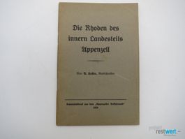 U. KOLLER Die Rhoden des innern Landesteils