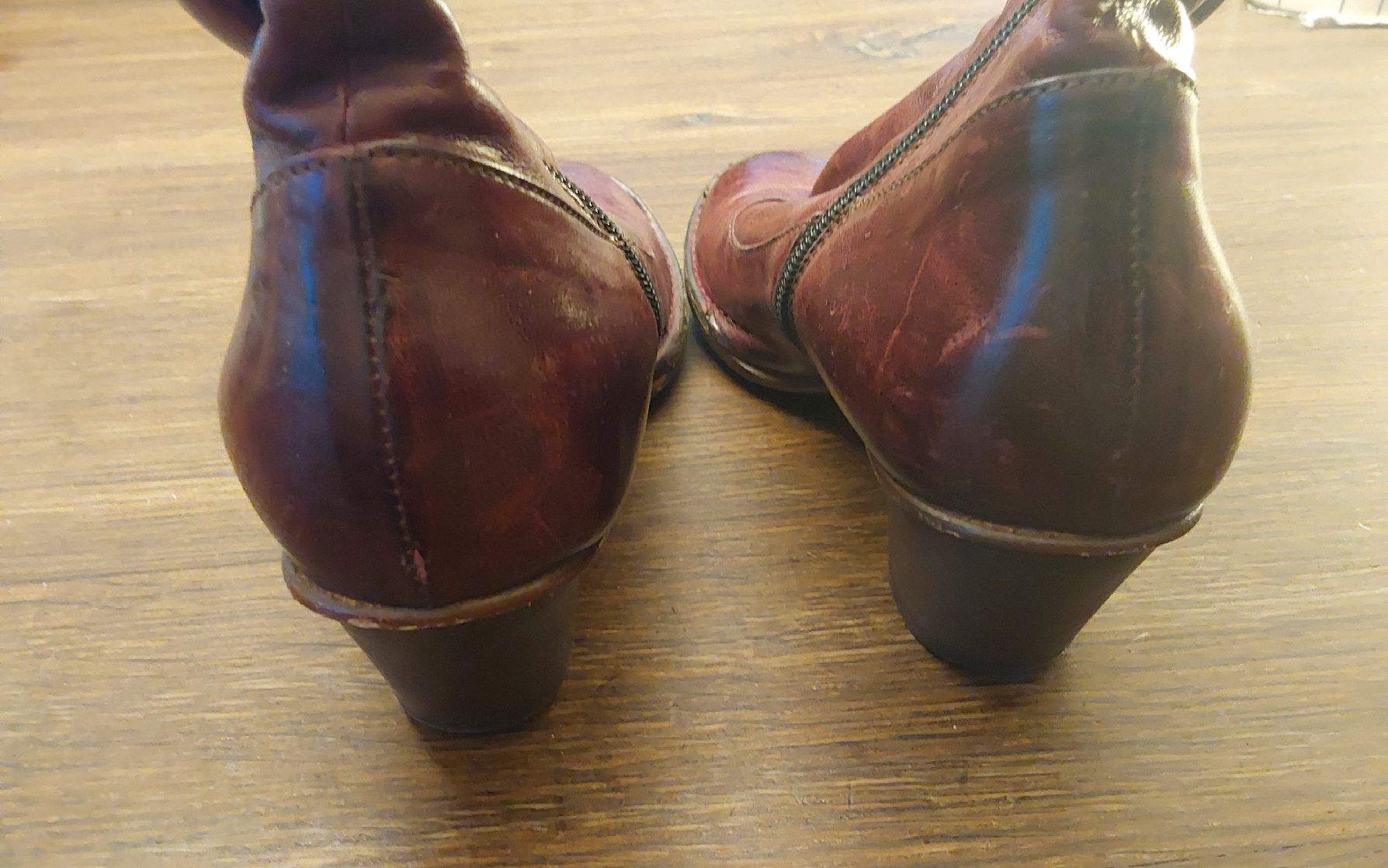 Scarpe da donna: Stiefeletten gidigio 35 dunkelrot – Usato da Köniz venduto da scopello12 6