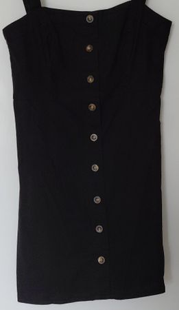 Kleid schwarz Knöpfe Grösse M, guter Zustand