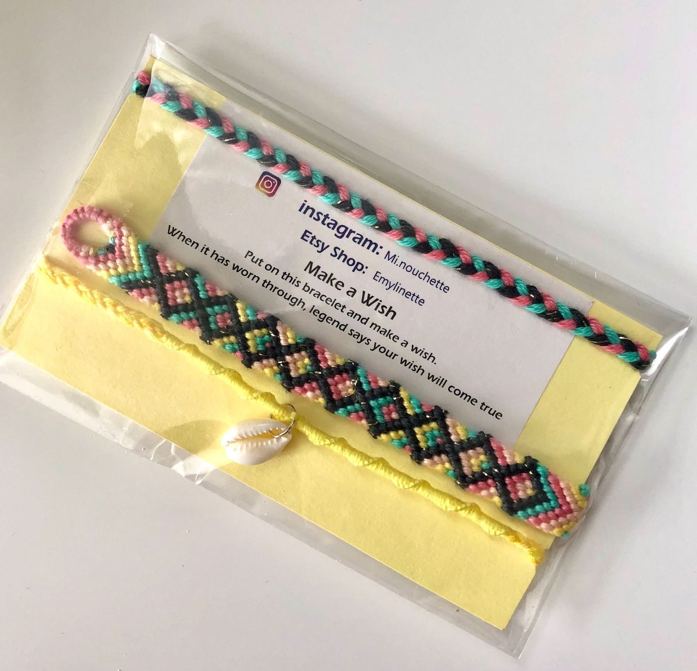 Bracciali & Braccialetti: 3 x Friendship bracelets, handmade – Nuovo e nell'imballaggio originale da Carouge GE venduto da Emilynette 3