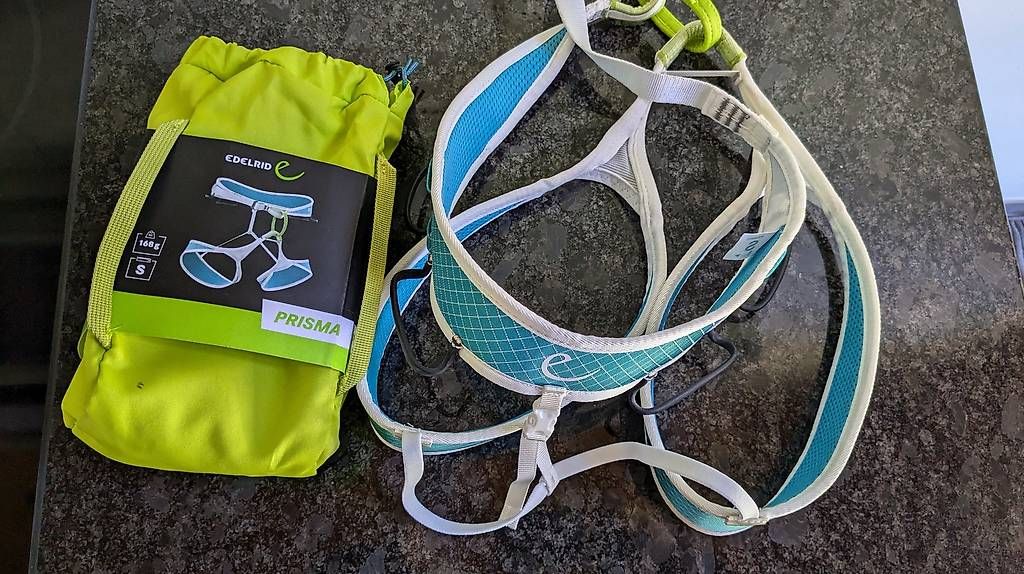 Edelrid Attrezzatura da arrampicata: Klettergurt Edelrid Prisma Gr. S Neu Gratisversand – Nuovo e nell'imballaggio originale da Innertkirchen venduto da Flir 2