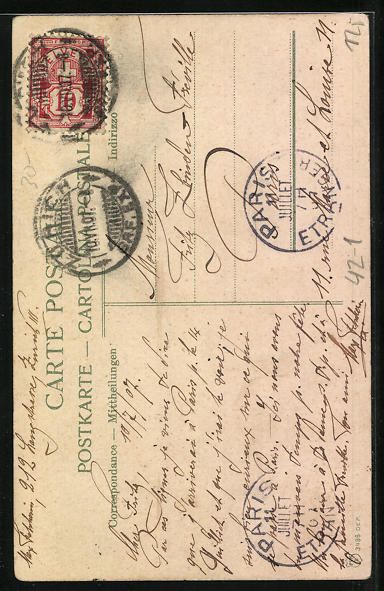 Cartoline postali: Zürich, Schweizer Schützenfest Juli 19 – Usato da Berlin venduto da bartko-reher 1