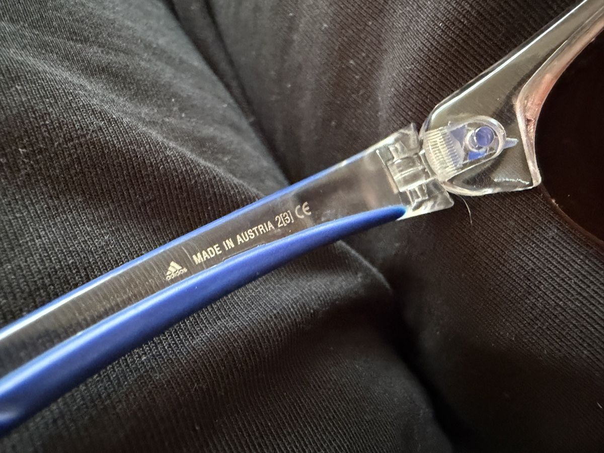 Adidas Occhiali & Lenti: Adidas Sonnenbrille transparent/blau – Usato da Aarau venduto da Tam6 1