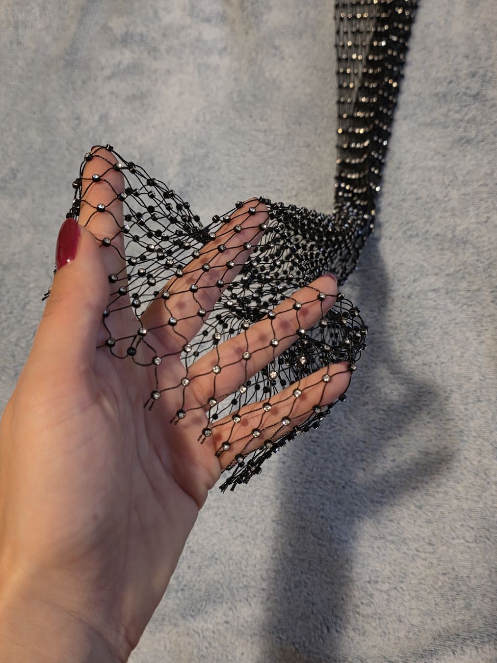 Hosen: Strass Netz Leggings schwarz, Einheitsgrösse – Neu (gemäss Beschreibung) aus St Gallen von vir_5kgt 2