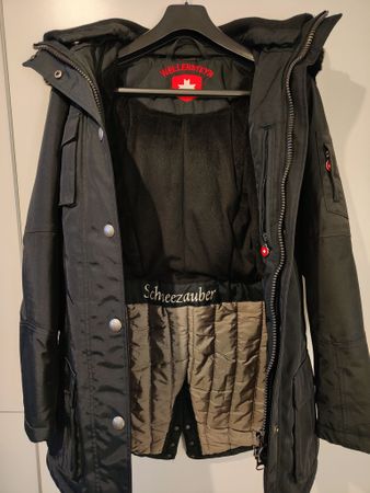 Wellensteyn Damen-Winterjacke, Schwarz, Grösse S,