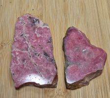 2 Rhodochrosit Scheiben 95.06g