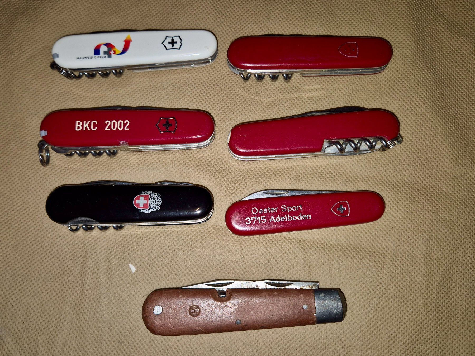 Coltelli tascabile: 7x Schweizer Taschenmesser – Usato da Belp venduto da Preissturzflieger 1
