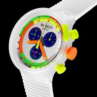 SWATCH Big Bold Chrono „Neon Jelly“, New, No box & papers