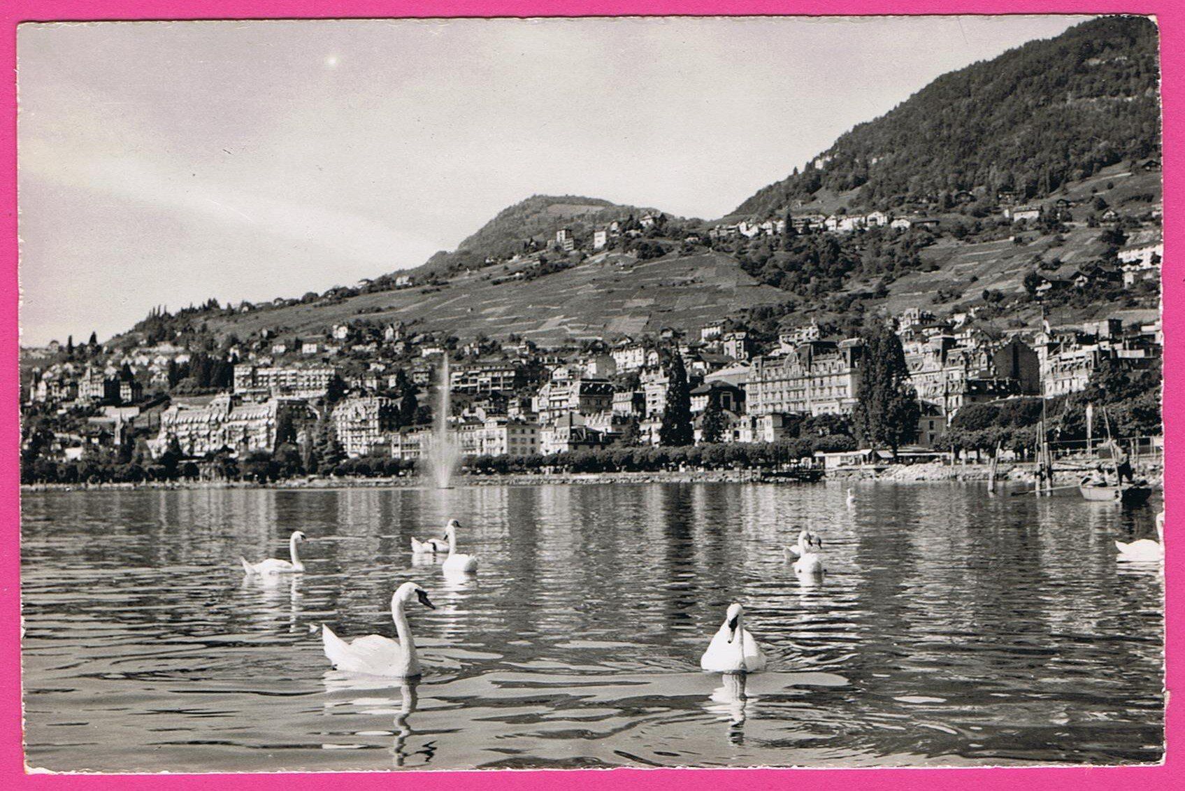 Cartoline postali: Montreux vu depuis le Lac – Usato da Einsiedeln venduto da dillie