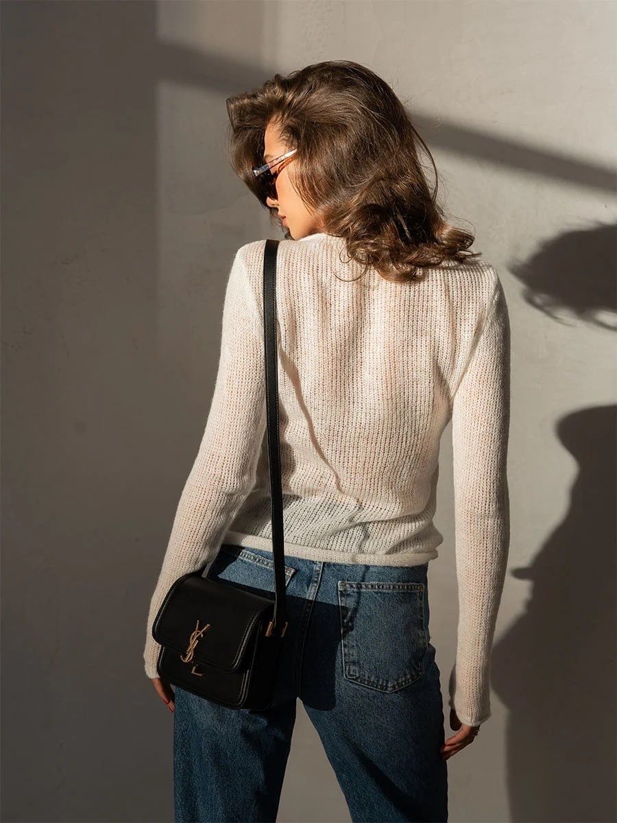 Maglioni & Felpe: Soft Textured Milk Longsleeve – Nuovo e nell'imballaggio originale da Zürich venduto da Ms.Me-Fashion 6