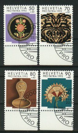 Tutti i francobolli: 1992, Pro Patria, ET, gummiert – Usato da Willisau venduto da Vollstempel