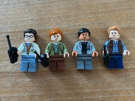4 x Lego Jurassic World Minifiguren Set - Top Zustand!
