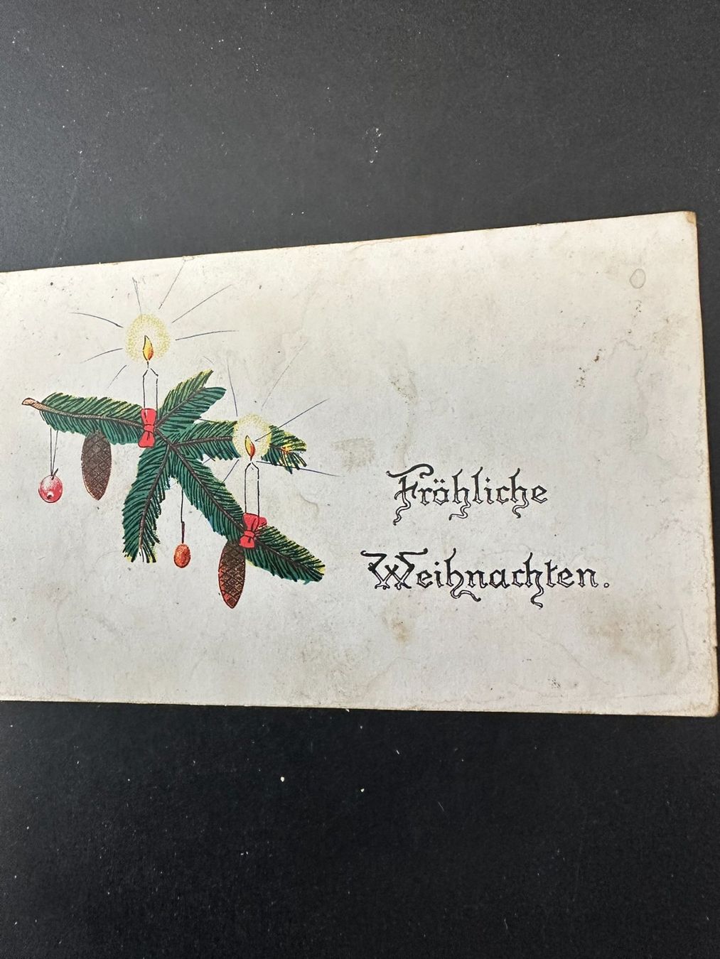 Karten: sechs verschiedene Weihnachtskarten 1900-1915 – Gebraucht aus Lyssach von Zsag 4