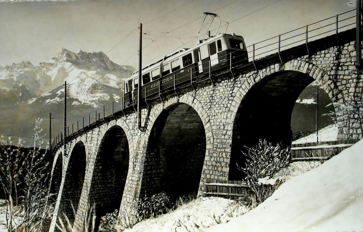Cartoline postali: LEYSIN Chemin de fer Aigle-Leysin – Nuovo (secondo la descrizione) da Jona venduto da philajona