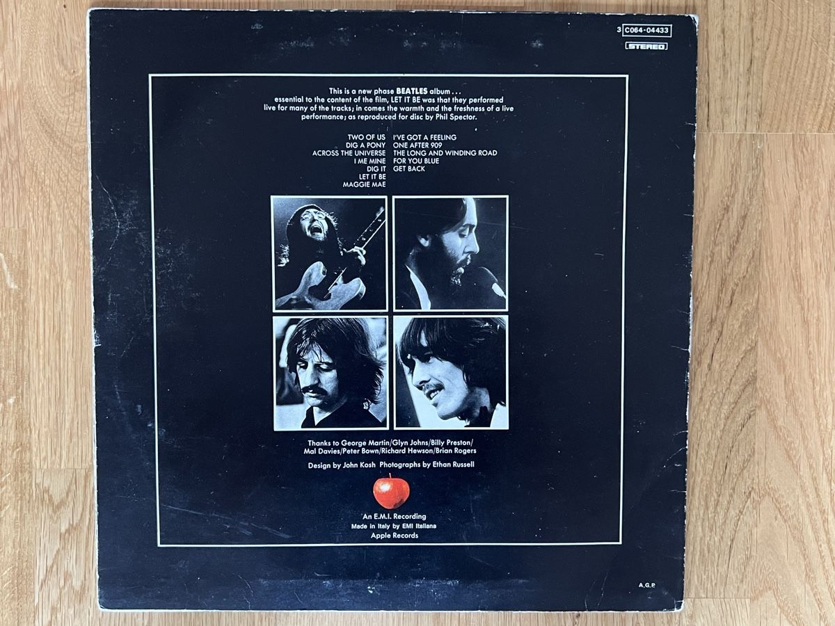 Dischi in vinile: The Beatles "Let It Be" Vinyl LP – Usato da Basel venduto da clembou 1
