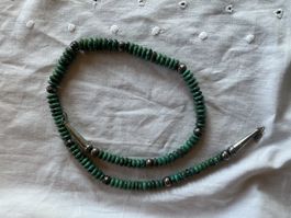 Vintage Türkiskette mit Silber