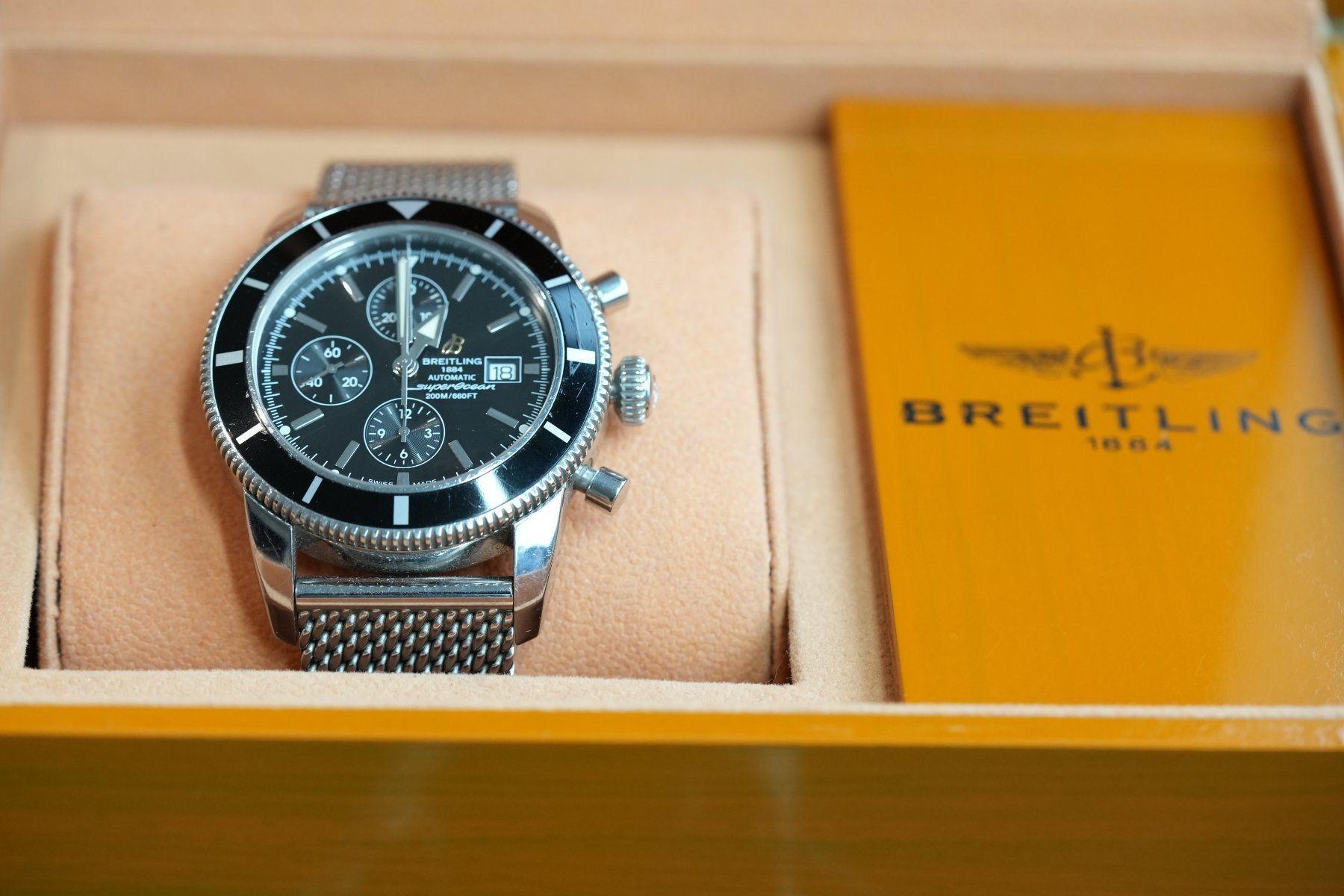 Breitling Orologi: Breitling – Superocean Héritage Chronograph – Usato da Schaffhausen venduto da Schweiz-Suisse 1