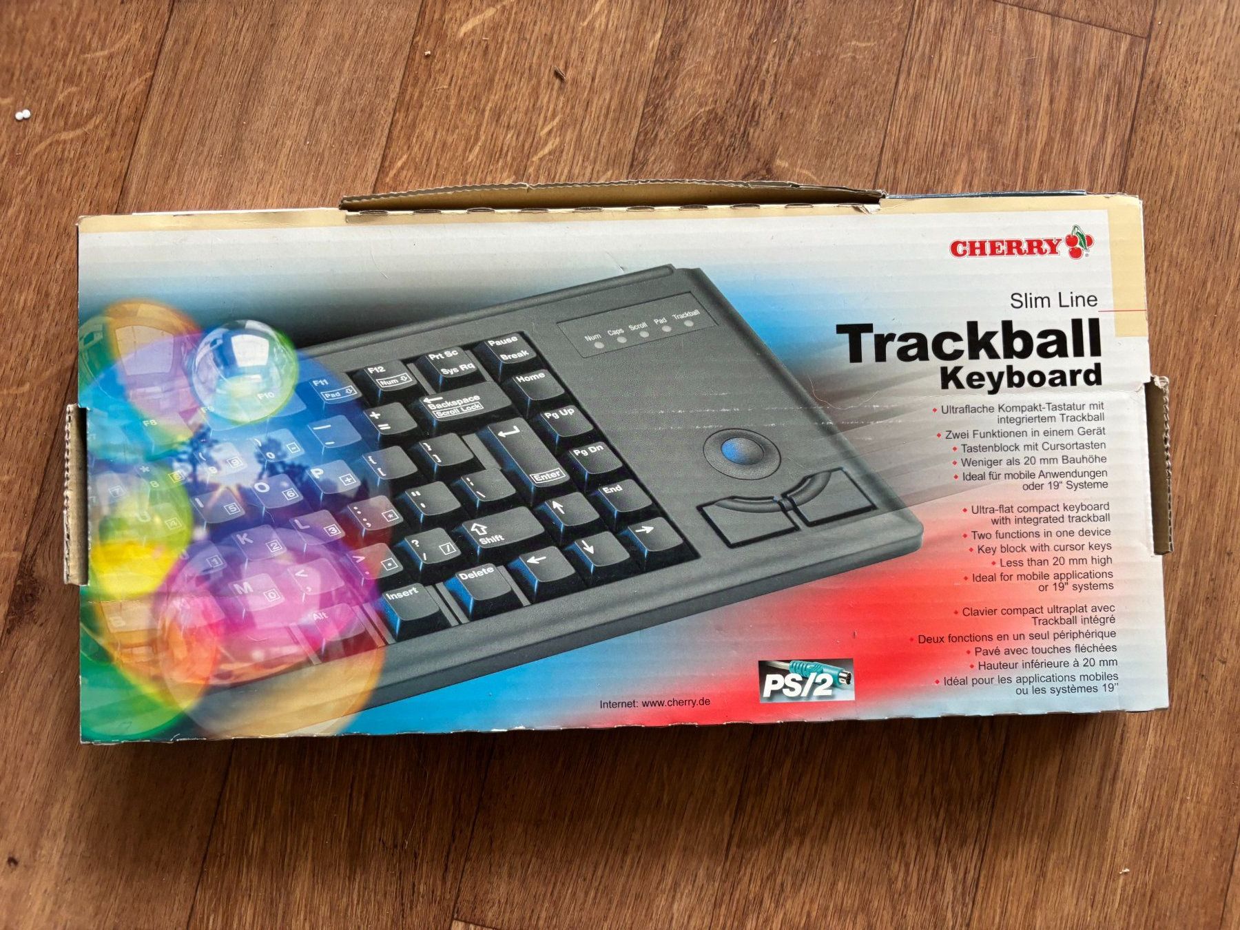 Tastiere: Cherry Slim Line Trackball Keyboard – Nuovo (secondo la descrizione) da Muttenz venduto da due_z7qf