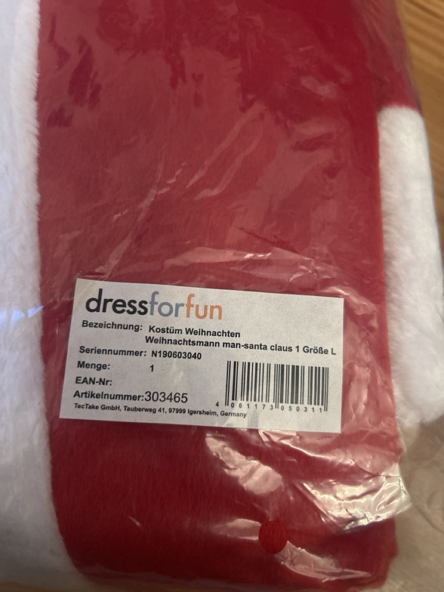 Costumi: Samichlaus Kostüm Size L, NEU – Nuovo e nell'imballaggio originale da Hausen AG venduto da cele01 1