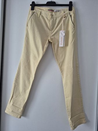 Pantalon femme jaune clair Please taille S neuf