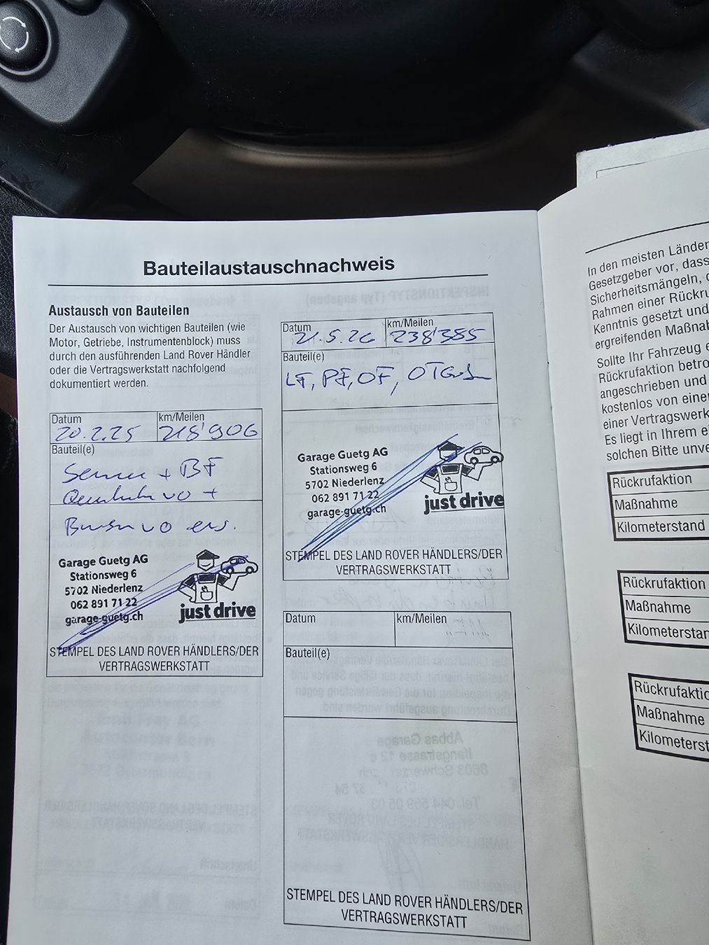 Land Rover Autos: Range Rover L322 Schwarz 239994 km 3.0TD – Gebraucht aus Opfikon von Rentinglatt 4