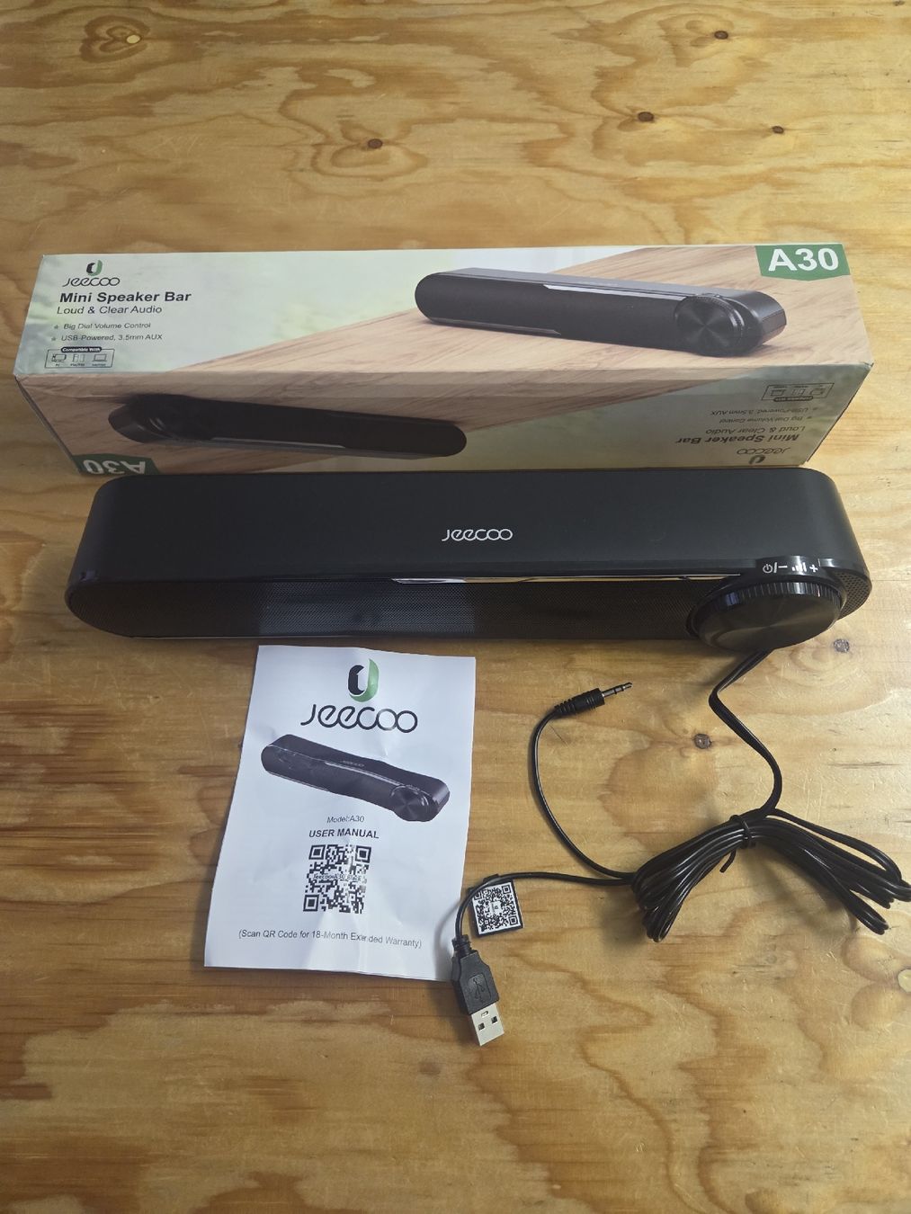 Casse acustiche: Jeecoo A30 Mini Speaker Bar, schwarz, Top Zustand – Nuovo (secondo la descrizione) da Allschwil venduto da Zora_26
