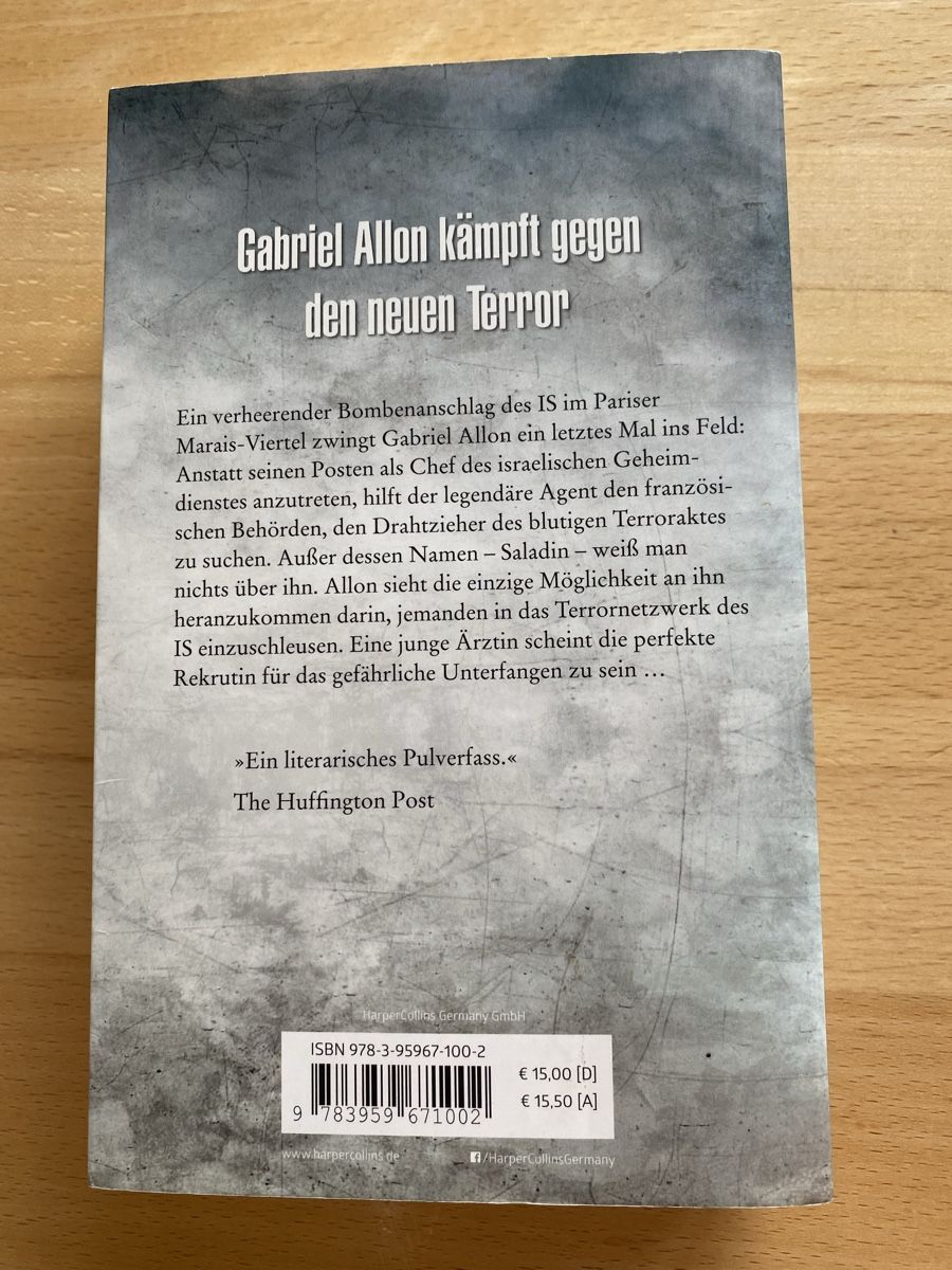 Bücher: Die Attentäterin - Daniel Silva  – Gebraucht aus Schwarzenburg von Michellu 1
