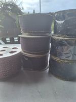 7 ROLLEN GESCHENKBAND IN BLAU - VIOLETT