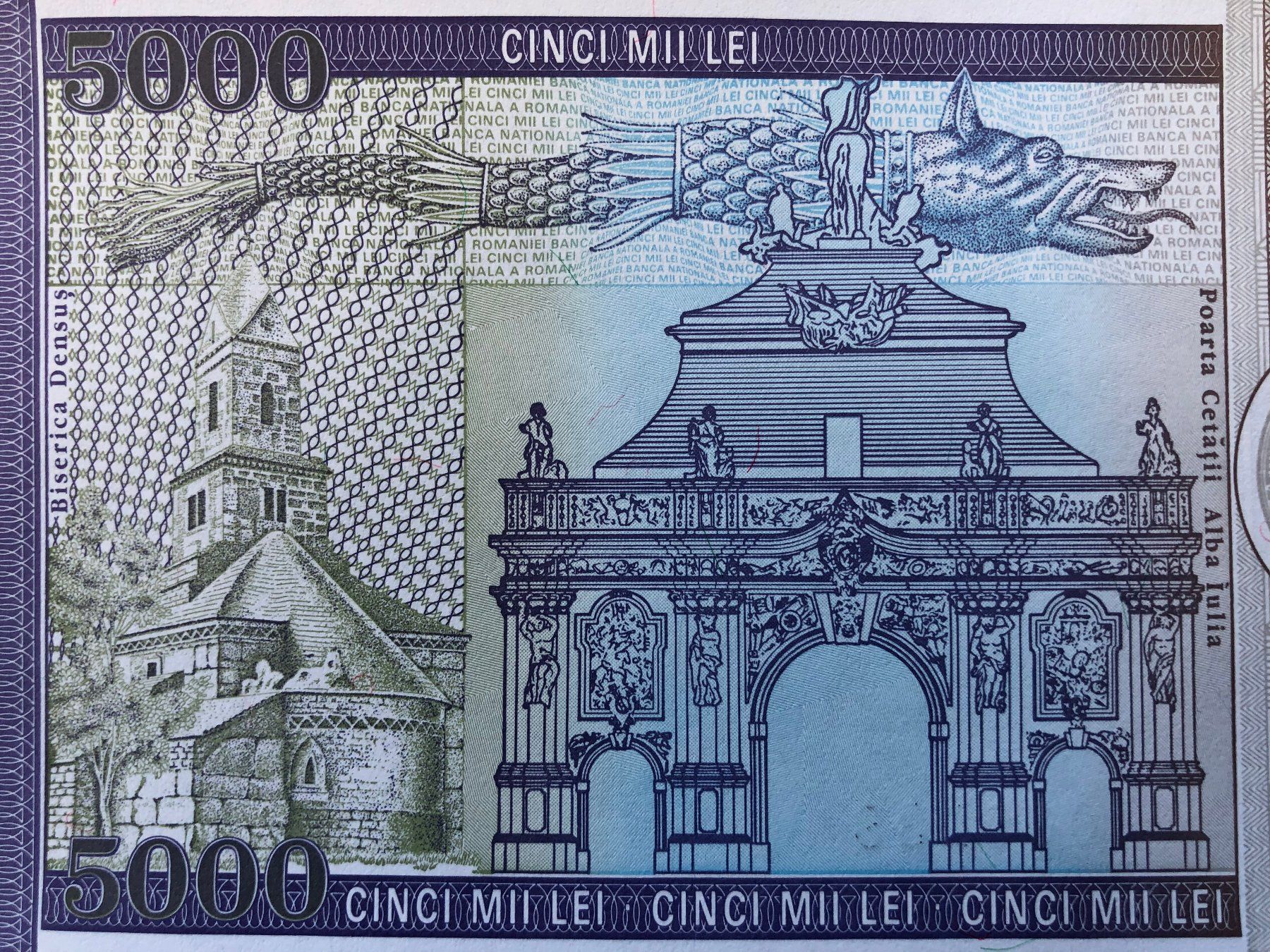 Banconote: *** Note Nr. 239 *** Romania - Rumänien - 5000 Lei UNC – Nuovo e nell'imballaggio originale da Pfäffikon SZ venduto da Sieben77 5