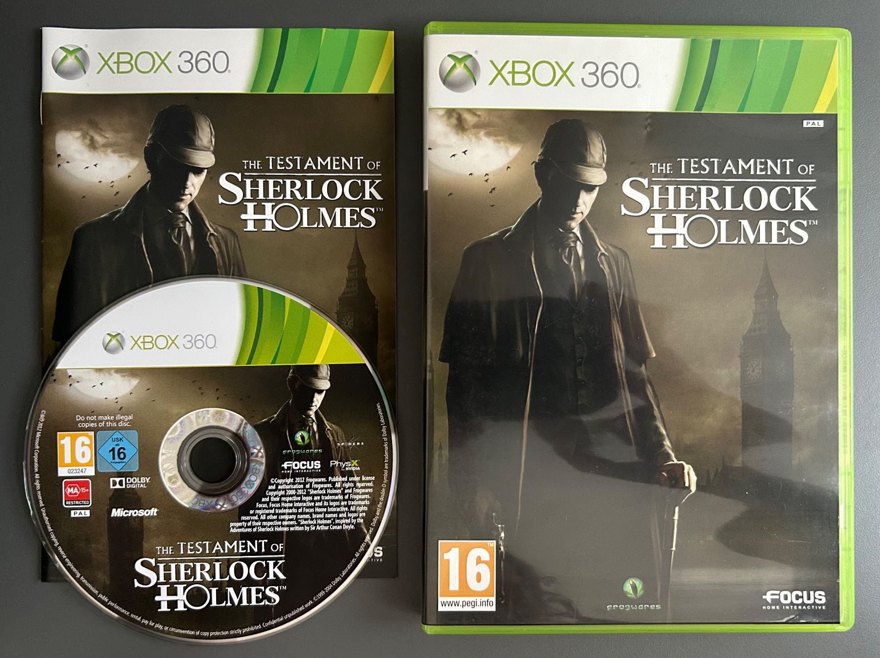 Giochi: Das Testament des Sherlock Holmes - Xbox 360 – Usato da Obfelden venduto da jenxbp