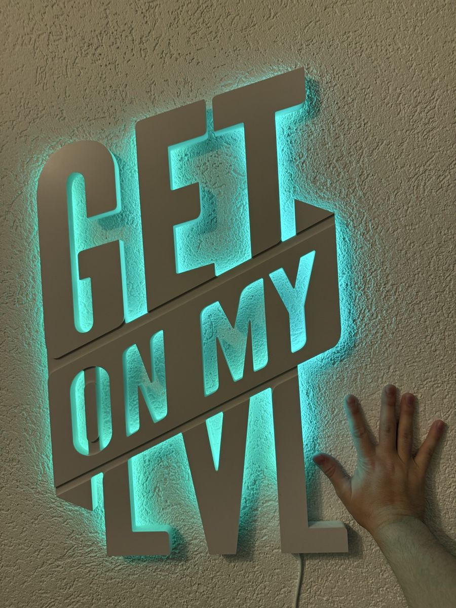 Tutte le decorazioni: LED-Schild - Get on my Lvl – Usato da Oberdorf SO venduto da Zurbi07 2