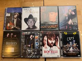 45 DVDs - von Action über Konzerte bis Dokumentationen