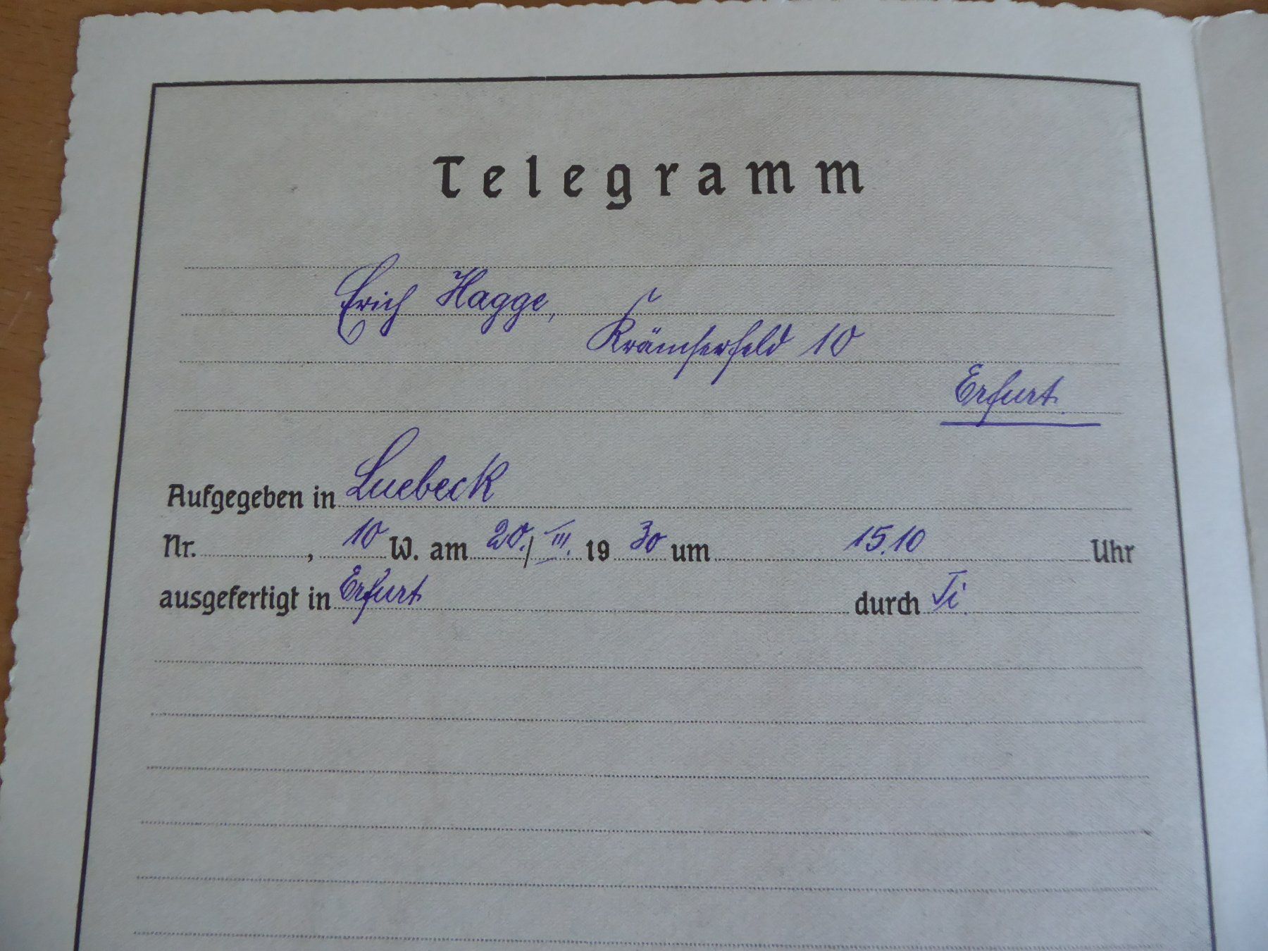 Tutti i francobolli: Telegramm Deutsche Reichspost von 1930 – Usato da Rothrist venduto da swisstools 4