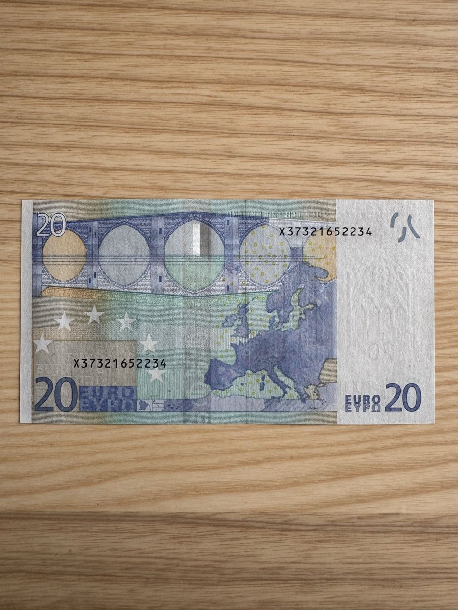 Banconote: 20 Euro Schein - einwandfrei – Nuovo (secondo la descrizione) da Unterwasser venduto da Kaiser1652 1