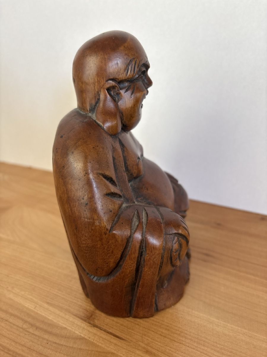 Figuren: Buddah Figur aus Holz – Gebraucht aus Rümlang von euqinom16 1
