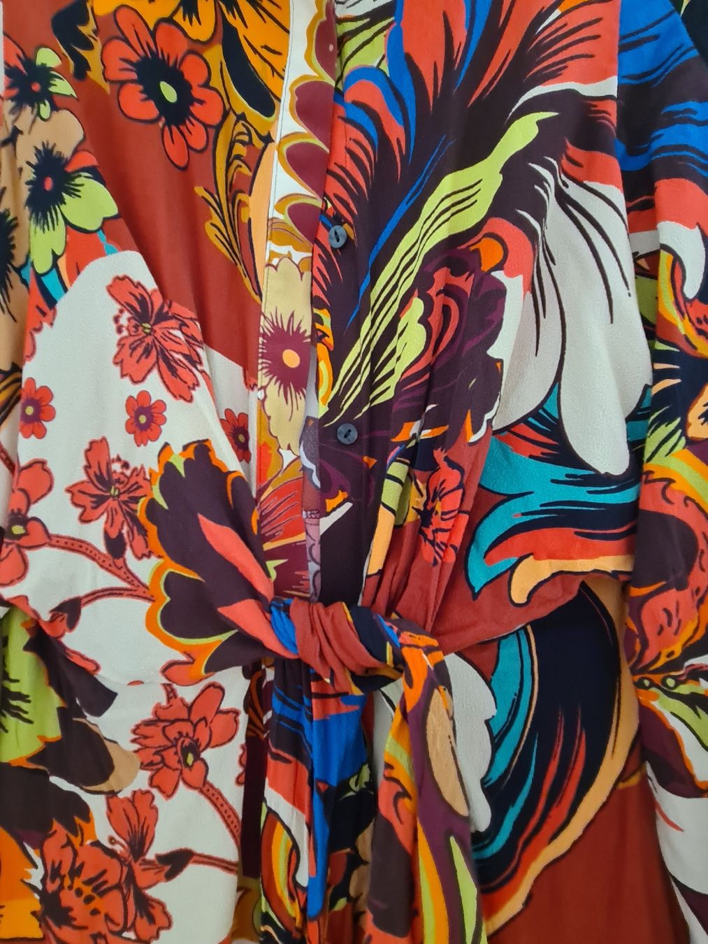 Vestiti: Next Maxikleid, Gr. 36, bunt gemustert, Herbstchic! – Usato da Zofingen venduto da nena-0809 3
