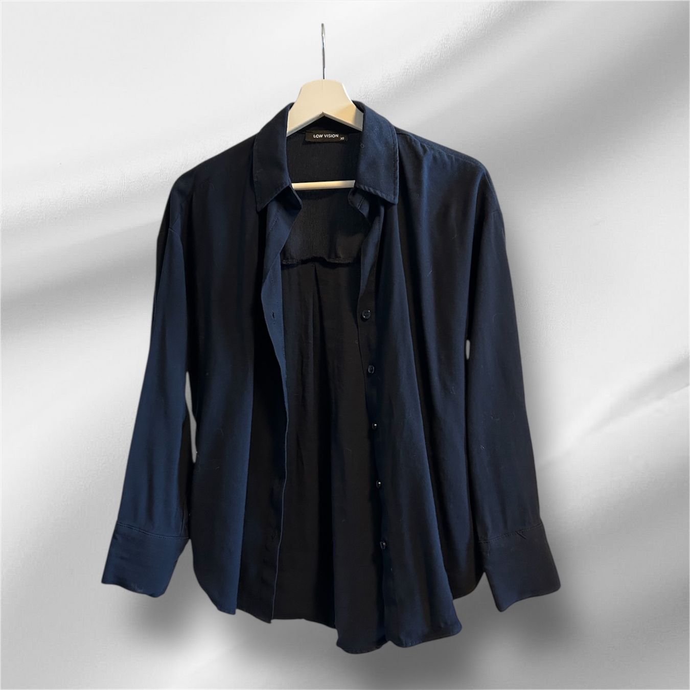 Chemisiers: Hemdbluse dunkelblau – D'occasion à Windisch par dib_k27s