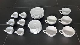 Nespresso Kaffee- & Espressotassen mit Untertellern